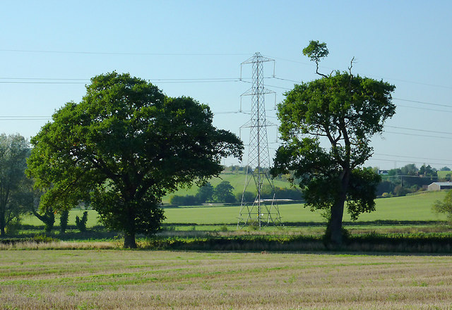 Farmland near Great Moor, Staffordshire