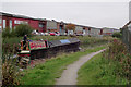 Narrowboat Saltaire near Ettingshall, Wolverhampton