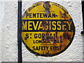 Old AA sign, Mevagissey