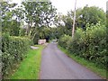 Single-track road north of Milltown