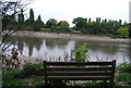 Bench looking across the river