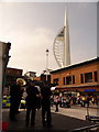 Portsmouth: police band at Gunwharf