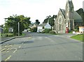 Bus stop on the A711, Dundrennan