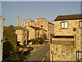 View from the towpath of the Leeds Liverpool Canal