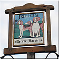 Merrie Harriers sign