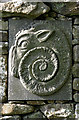 An inscribed stone near Sanquhar Castle