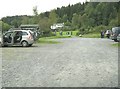 Car park at Kirroughtree Forest Park