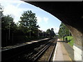 Looking down the line from Brentford station