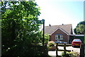 Saxon Shore Way sign, Poots Lane