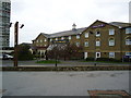 The Promenade public house and Premier Inn