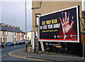 Advertising hoarding, Bangor