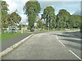 The turning to Kirkcudbright  Academy, Community Centre and the Marina