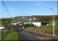 Detached and semi-detached houses on the western outskirts of Llithfaen