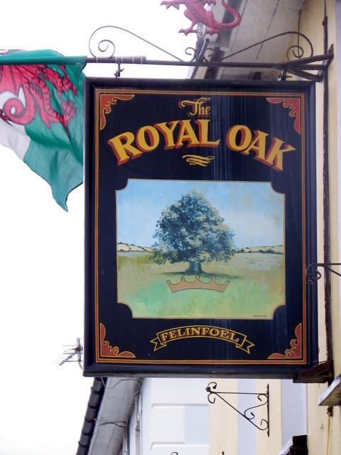 Sign for the Royal Oak