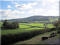 View towards Llangedwyn from Plas-Uchaf