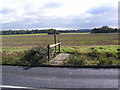 TM2766 : Footpath to the B1116 Dennington Road & A1120 Button's Hill by Geographer