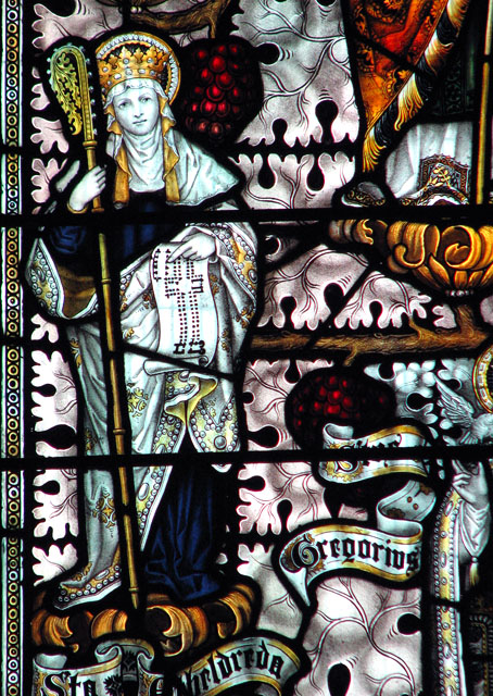 All Saints' church in Belton - east window (detail)