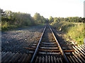 Railway line at Balderton Crossing