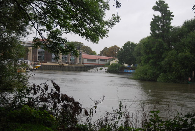The southern end of Isleworth Ait