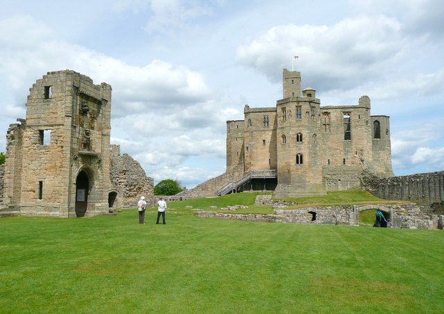 The bailey of Warkworth castle © Humphrey Bolton :: Geograph Britain ...