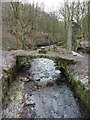 Industrial remains below Blackpit Mill Chimney