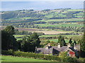 The valley of the River South Tyne west of Corbridge