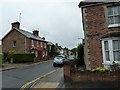 Looking from Percy Road across Rushmans Road