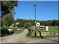 Lane leading to Acacia Farm & Stables, Woodlands Drive