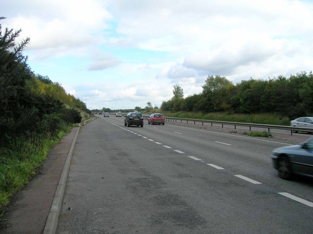 A46 from lay-by near to Willenhall Wood
