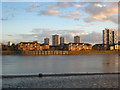 Riverside housing in Battersea