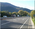 Heads of the Valleys Road heads away from Abergavenny