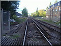 Railway line leading to Hampton Court station