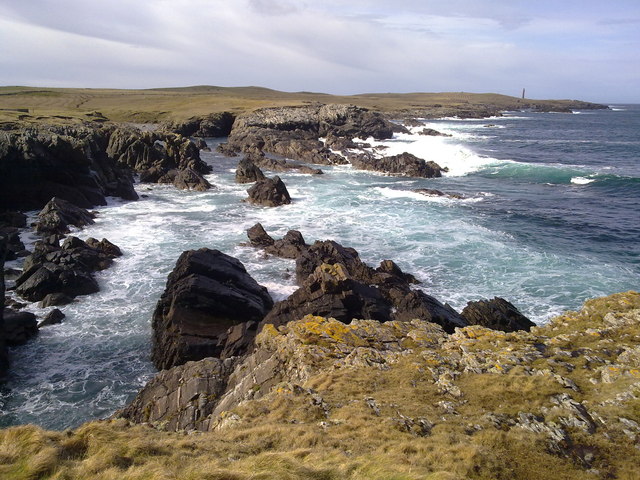 The rugged Coastline along the coast... © MacDonald :: Geograph Britain ...