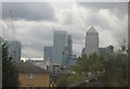 View of Canary Wharf from the District line