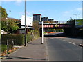 NS5968 : Railway bridge over Hawthorn Street by Lairich Rig