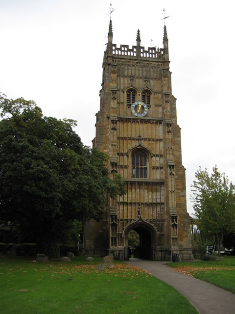 The bell tower, Evesham Abbey