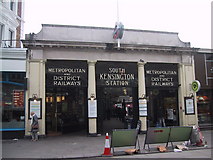 TQ2678 : South Kensington Station by Sarah Charlesworth