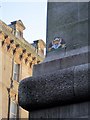 NZ2563 : 'Space Invader', Tyne Bridge tower, Lombard Street by Andrew Curtis