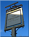 The Chequers (3) - pub sign, Kidderminster Road