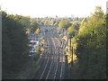 Approaching Stechford by rail