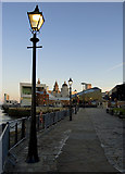 SJ3389 : Promenade near Albert Dock, Liverpool by Paul Harrop