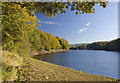 Ryburn Reservoir shoreline