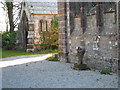 Medieval Cornish cross at the Church of St John the Evangelist, Treslothan