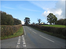 SJ0908 : A495 from road junction near Fron Haul by John Firth