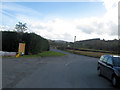 A458 junction near Cyfronydd