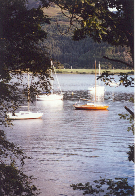 Boats on Loch Leven