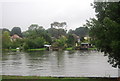 Looking across the River Thames