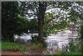 High tide on the River Thames