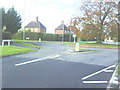 Roundabout where Carrington Road crosses Churchill Avenue