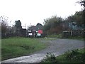 Entrance to water treatment works at Prewley